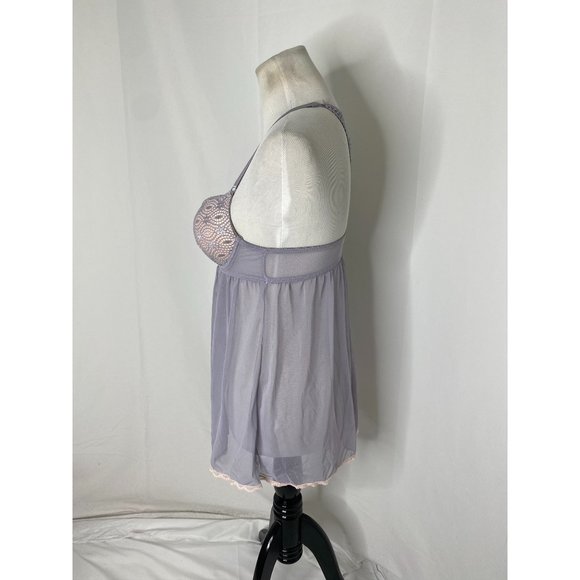 Women’s size small Jessica Simpson lavender lace nighty - Picture 6 of 8